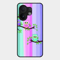 Owl Glossy Metal Case Cover For Vivo T4 Pro 5G