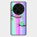 Owl Glossy Metal Case Cover For Vivo X100 5G