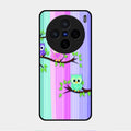 Owl Glossy Metal Case Cover For Vivo X200 5G
