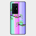 Owl Glossy Metal Case Cover For Vivo X70 Pro Plus 5G