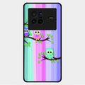 Owl Glossy Metal Case Cover For Vivo X80 5G