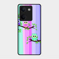 Owl Glossy Metal Case Cover For Vivo Y300 Plus 5G