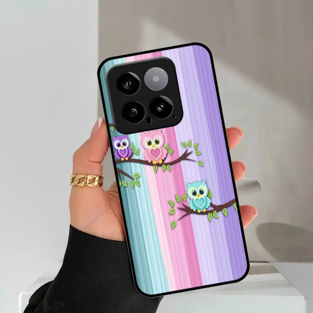 Owl Glossy Metal Case Cover For Redmi - ShopOnCliQ