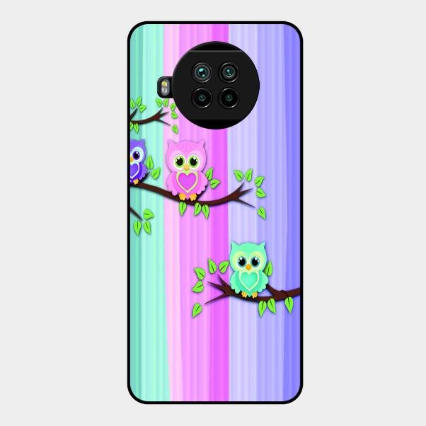 Owl Glossy Metal Case Cover For Xiaomi Mi 10I 5G