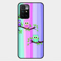 Owl Glossy Metal Case Cover For Xiaomi Redmi 10 Prime