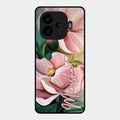 Paint Floral Poster Glass Case Cover For Iqoo Neo 10R 5G