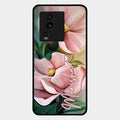 Paint Floral Poster Glass Case Cover For Iqoo Neo 7 5G
