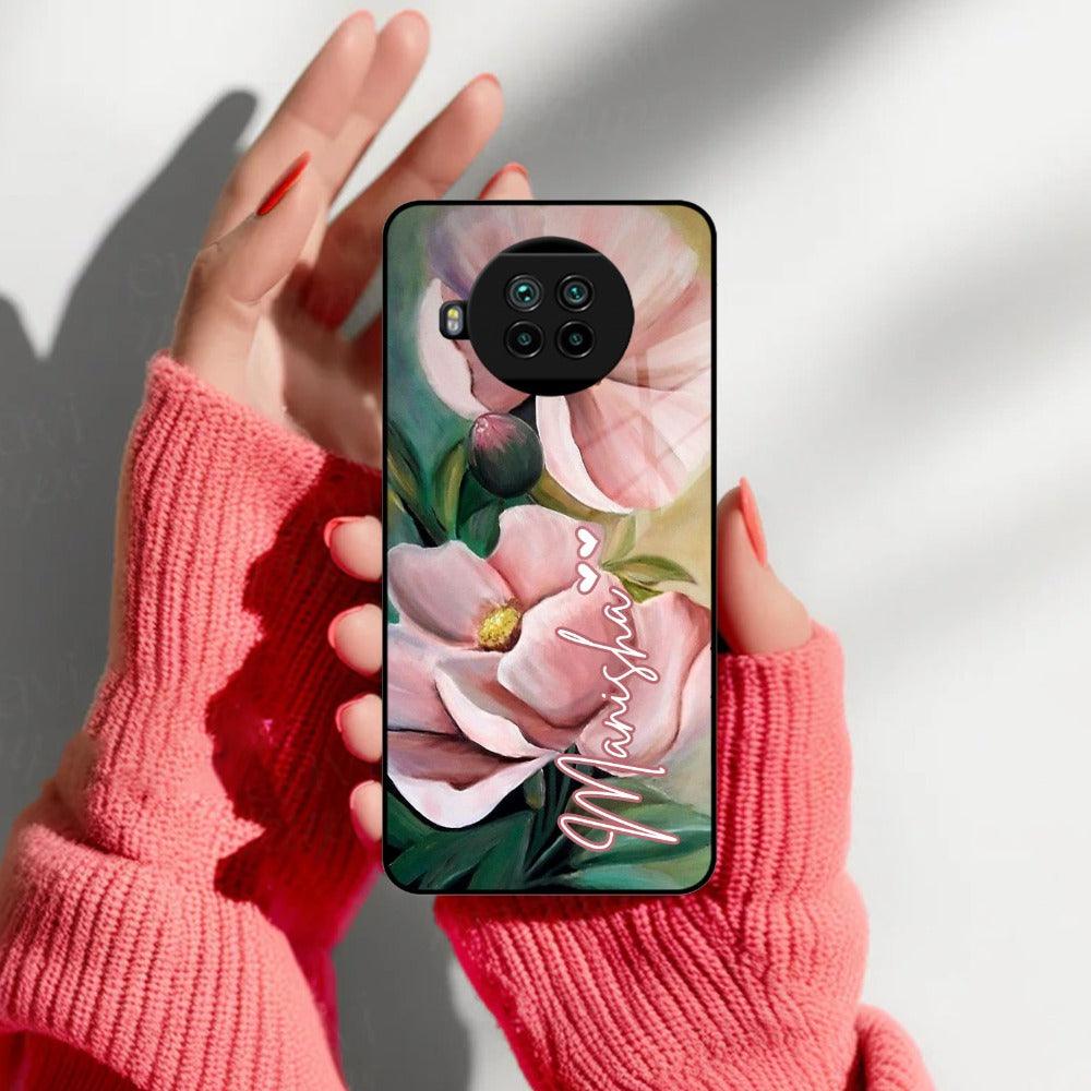 Paint Floral Poster Glass Case Cover For Redmi/Xiaomi - ShopOnCliQ