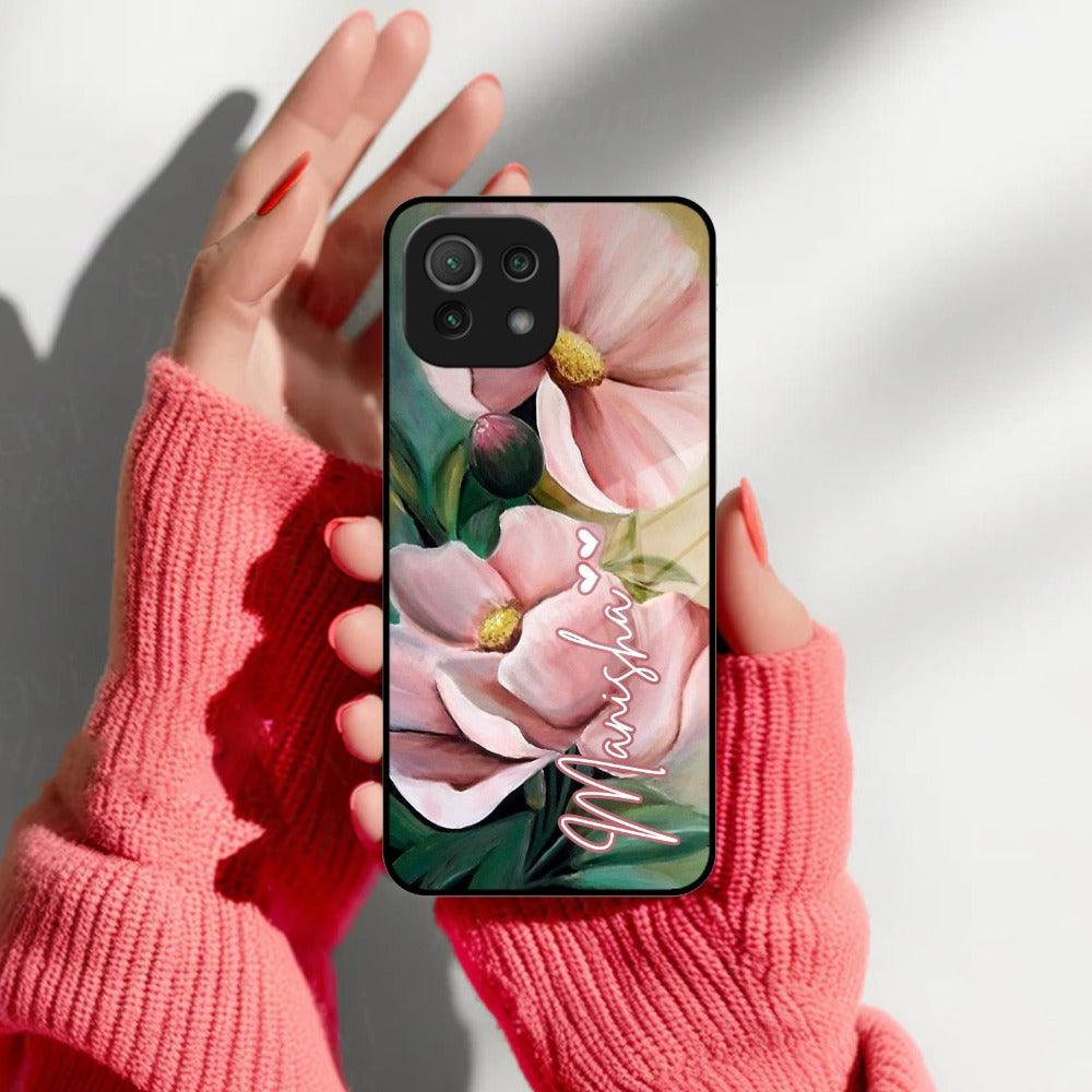Paint Floral Poster Glass Case Cover For Redmi/Xiaomi - ShopOnCliQ