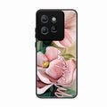 Paint Floral Poster Glass Case Cover For Motorola Edge 50 Neo
