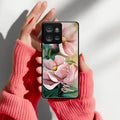 Paint Floral Poster Glass Case Cover For Motorola - ShopOnCliQ