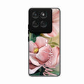 Paint Floral Poster Glass Case Cover For Motorola Edge 60 Pro 5G