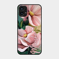 Paint Floral Poster Glass Case Cover For Nothing Phone 1