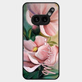 Paint Floral Poster Glass Case Cover For Nothing Phone 2A Plus