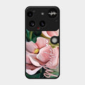 Paint Floral Poster Glass Case Cover For Nothing Phone 3 5G
