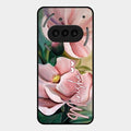 Paint Floral Poster Glass Case Cover For Nothing Phone 3A 5G