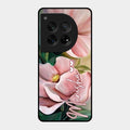 Paint Floral Poster Glass Case Cover For Oneplus 12 5G