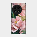 Paint Floral Poster Glass Case Cover For Oneplus 13 5G