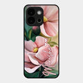 Paint Floral Poster Glass Case Cover For Oneplus 13S 5G