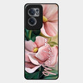 Paint Floral Poster Glass Case Cover For Oneplus Nord Ce 2 5G