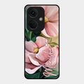 Paint Floral Poster Glass Case Cover For Oneplus Nord Ce 3 5G