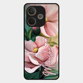 Paint Floral Poster Glass Case Cover For Oppo A5 Pro 5G