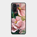 Paint Floral Poster Glass Case Cover For Oppo A5X 5G