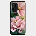 Paint Floral Poster Glass Case Cover For Oppo F19 Pro Plus 5G
