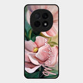Paint Floral Poster Glass Case Cover For Oppo F29 Pro 5G