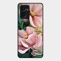 Paint Floral Poster Glass Case Cover For Oppo Reno 7 5G