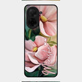 Paint Floral Poster Glass Case Cover For Poco C71