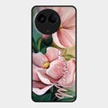 Paint Floral Poster Glass Case Cover For Realme 11 5G