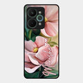 Paint Floral Poster Glass Case Cover For Realme 15 Pro 5G