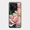 Paint Floral Poster Glass Case Cover For Realme Gt 7 Pro