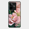 Paint Floral Poster Glass Case Cover For Realme Gt 7T 5G