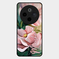 Paint Floral Poster Glass Case Cover For Vivo T4 5G