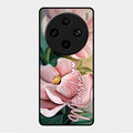 Paint Floral Poster Glass Case Cover For Vivo X100 Pro 5G