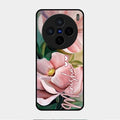 Paint Floral Poster Glass Case Cover For Vivo X200 5G