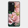 Paint Floral Poster Glass Case Cover For Vivo Y200E 5G