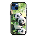Panda Glossy Metal Case Cover For iPhone 13 mini
