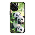 Panda Glossy Metal Case Cover For iPhone 13 Pro Max