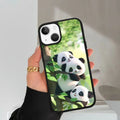Panda Glossy Metal Case Cover For iPhone - ShopOnCliQ