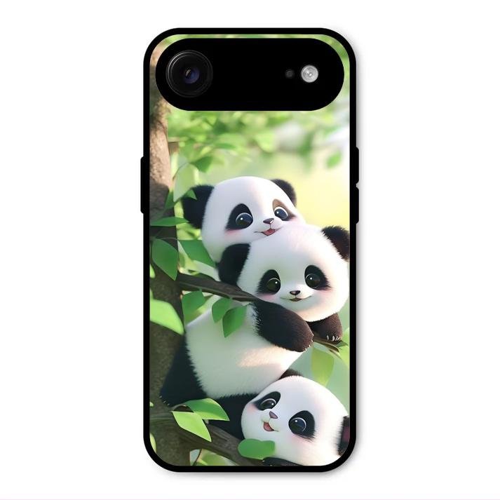 Panda Glossy Metal Case Cover For iPhone Air