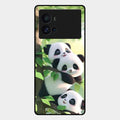 Panda Glossy Metal Case Cover For Iqoo 9 Pro 5G