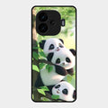 Panda Glossy Metal Case Cover For Iqoo Neo 10R 5G