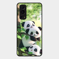 Panda Glossy Metal Case Cover For Iqoo Z3 5G