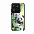 Panda Glossy Metal Case Cover For Motorola Edge 50
