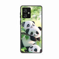 Panda Glossy Metal Case Cover For Motorola G54 5G