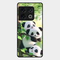 Panda Glossy Metal Case Cover For Oneplus 10 Pro 5G