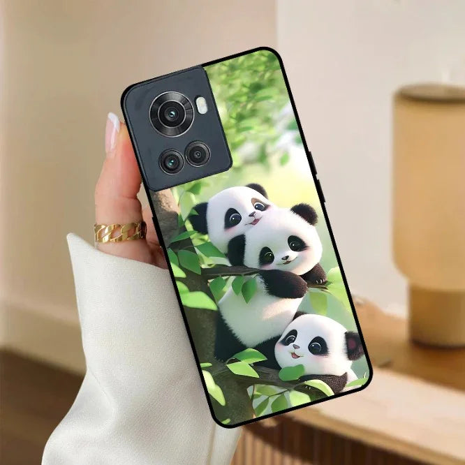 Panda Glossy Metal Case Cover For OnePlus - ShopOnCliQ